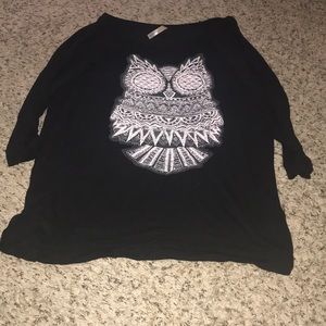 🦉🖤 OWL shirt-SUPER comfy!